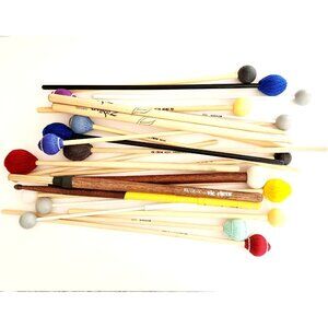 Lot Of 25 Mallets Percussion Drum Sticks Xylophone Marimba Firth Zildjian BAGS1